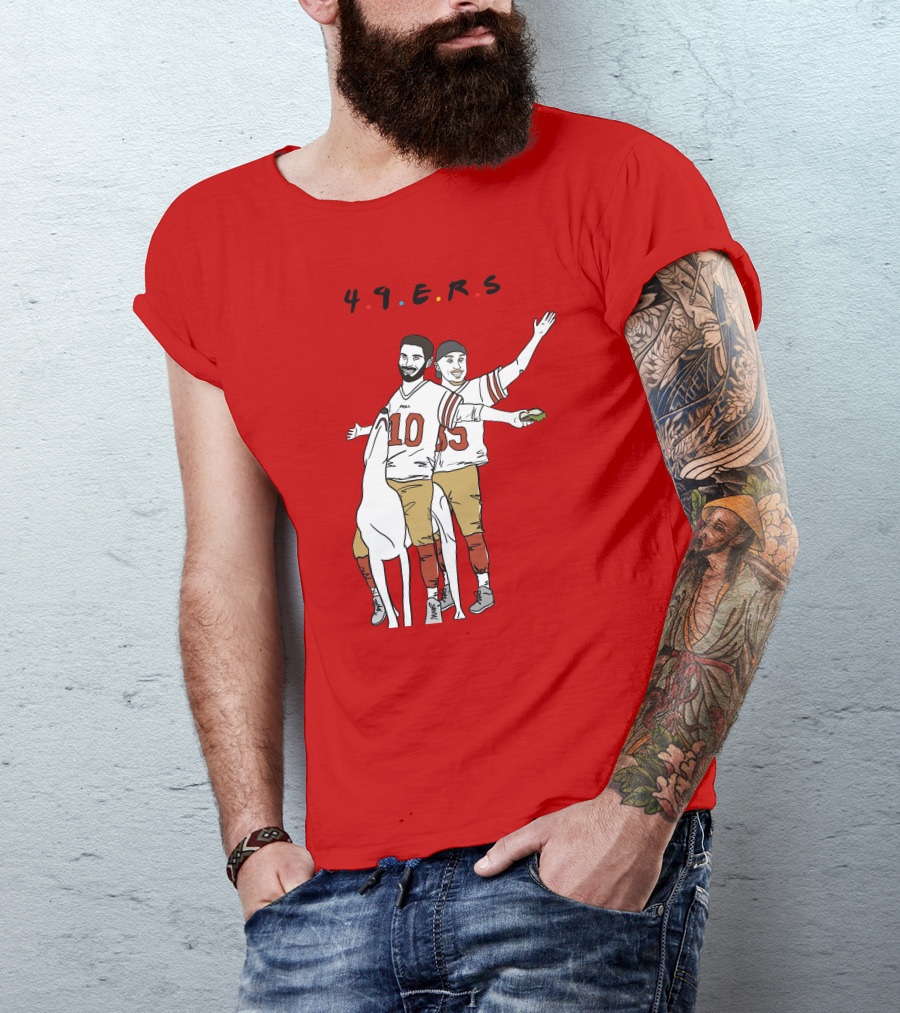 Rita Oak Friends Jimmy Garoppolo Brian Hill Dog 49ers Football Fun T-Shirt