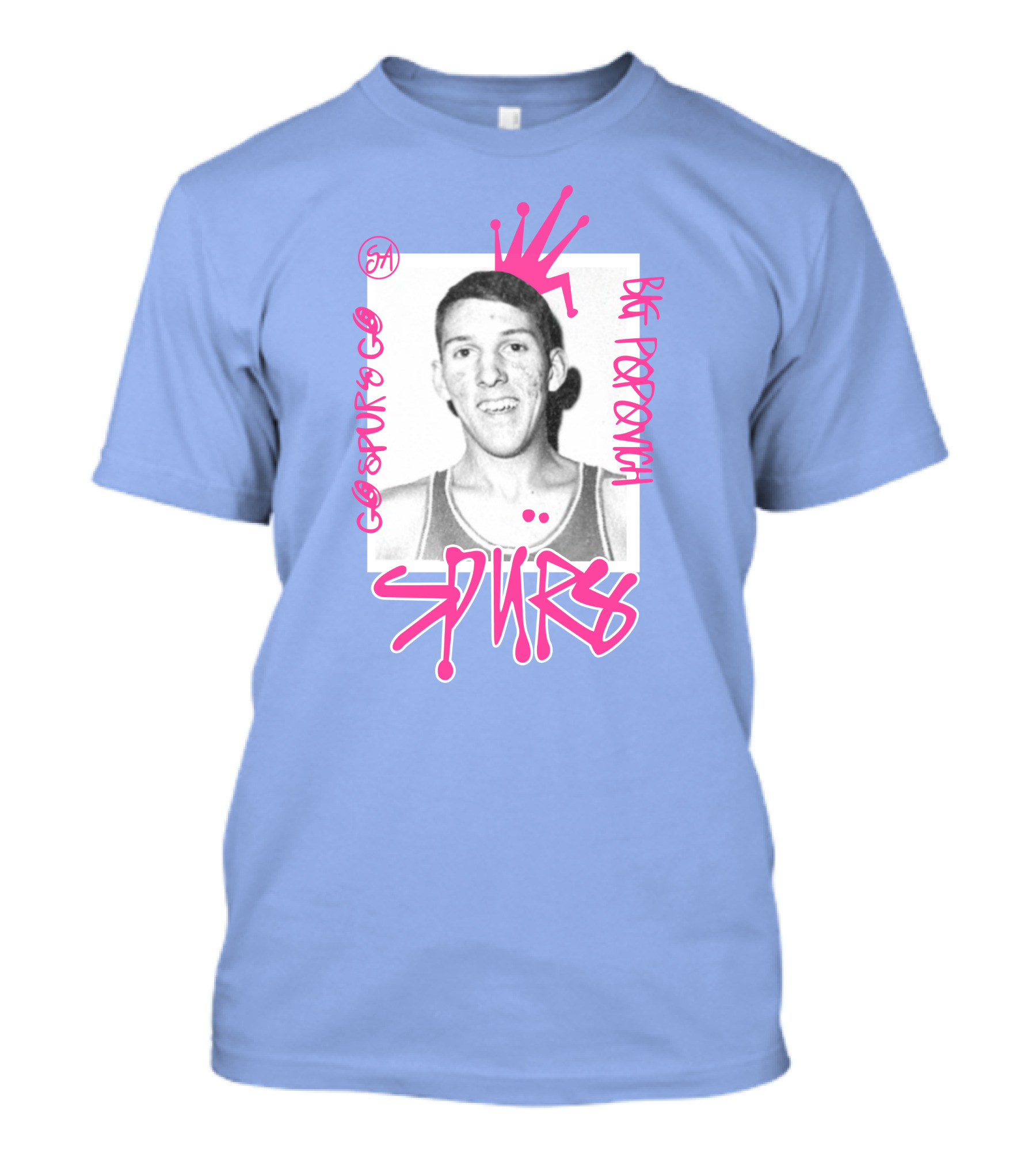 Big Popovich Spurs Ultradrip Go Spurs Go SA T-Shirt