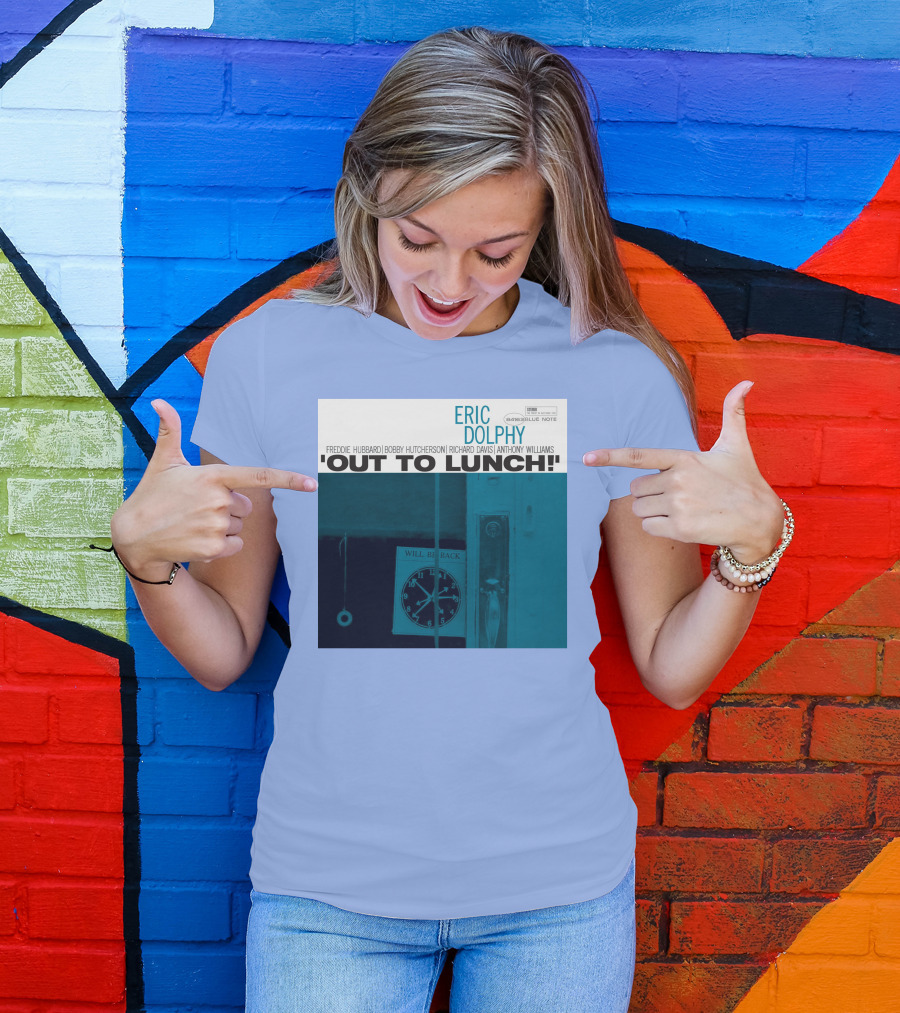 Out To Lunch Eric Dolphy Blue Note Records Cover Art Freddie Hubbard Bobby Hutcherson Richard Davis Anthony Williams T-Shirt