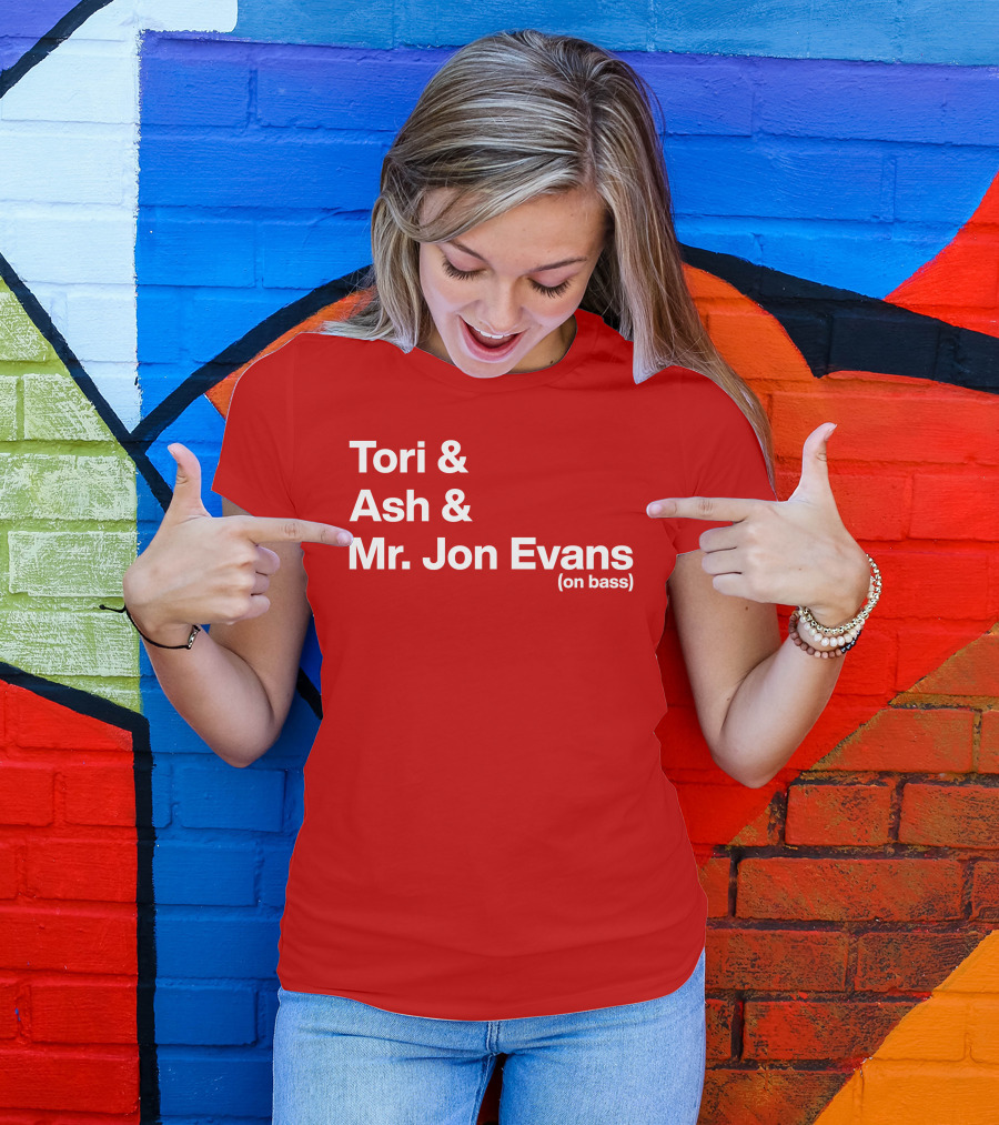 Tori And Ash And Mr. Jon Evans (On Bass) T-Shirt