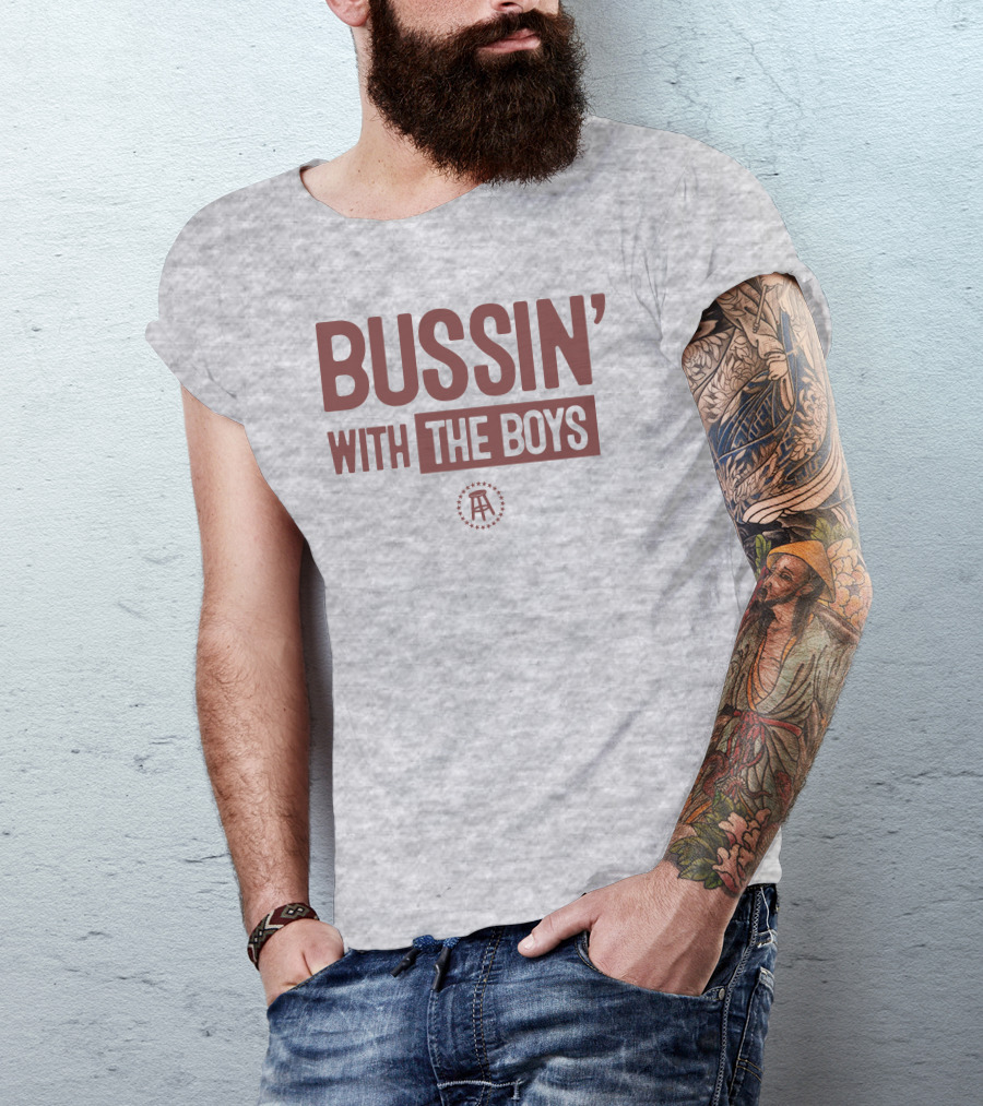Bussin' With The Boys Red Logo Onesie T-Shirt