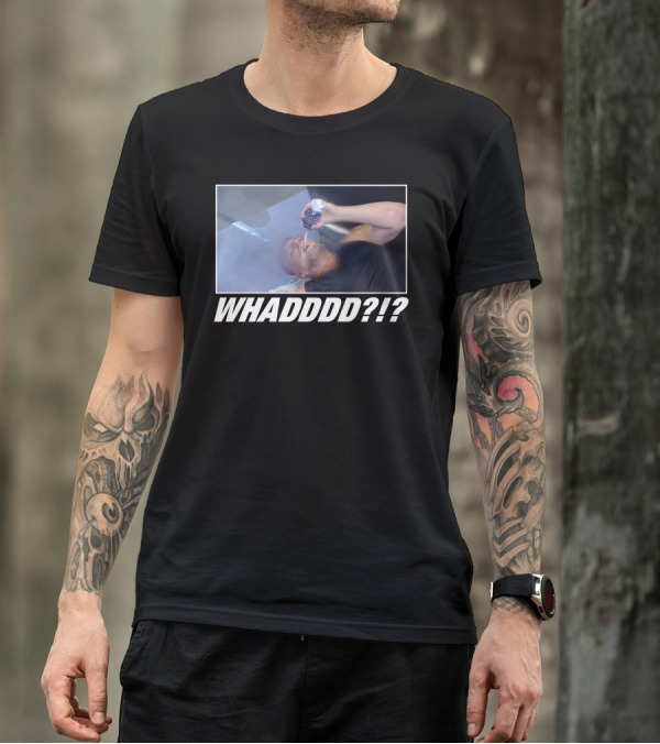 The Pat Mcafee Show Merch WHADDDD?? Whipped Cream Moment T-Shirt