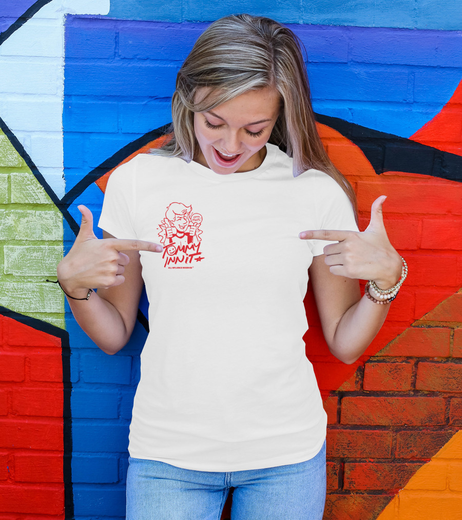 Tommyinnit Sorry Mum All Influence Reserved Cartoon T-Shirt
