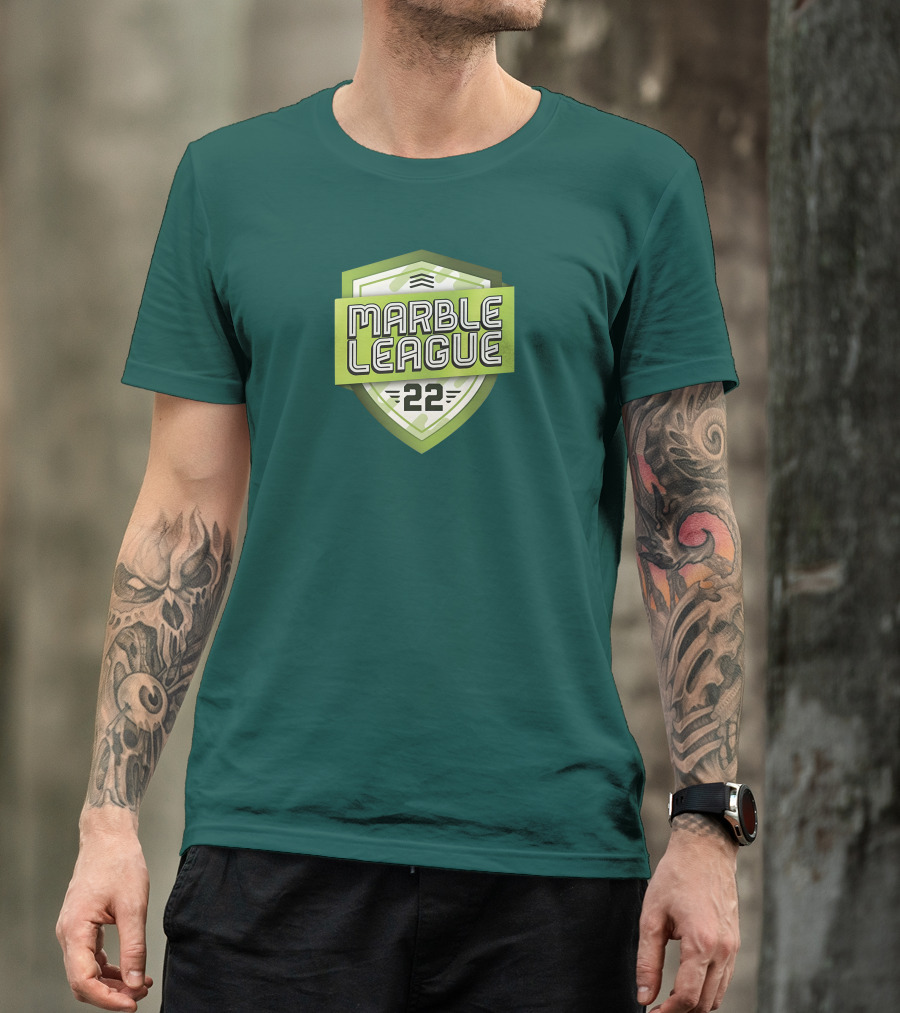 Marble League 22 Jelle's Marble Runs Badge T-Shirt