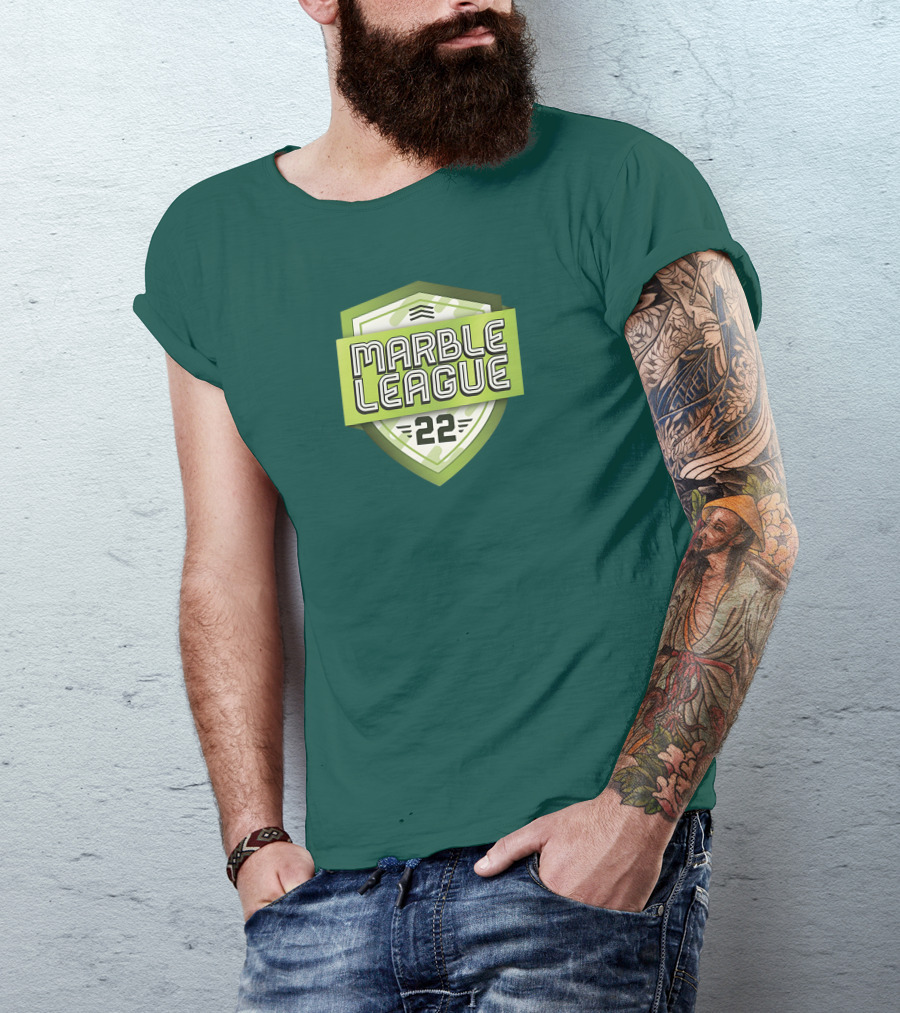 Marble League 22 Jelle's Marble Runs Badge T-Shirt