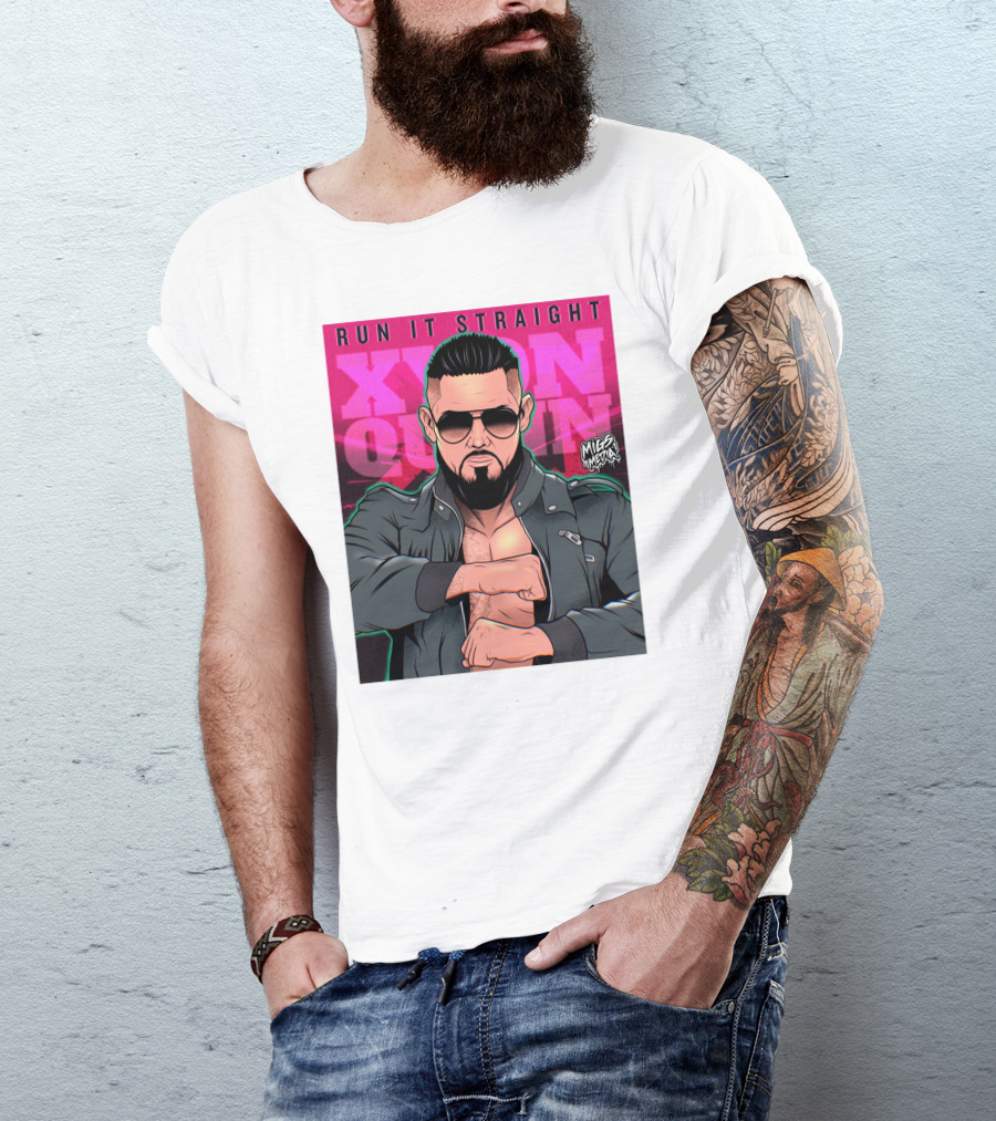 RUN IT STRAIGHT XYON QUINN MILES MEDIA ORIGINAL T-Shirt