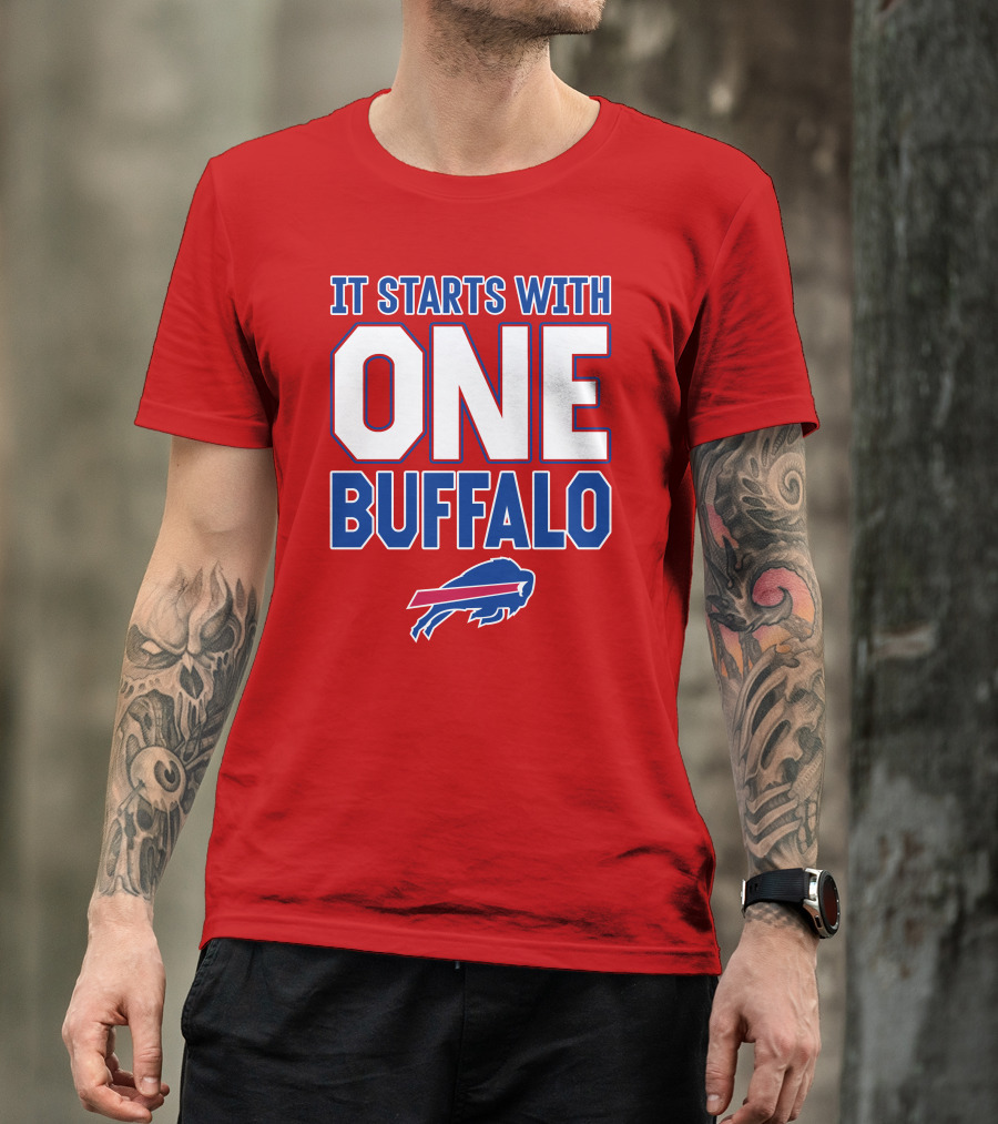 Ken Dorsey It Starts With One Buffalo Bills T-Shirt