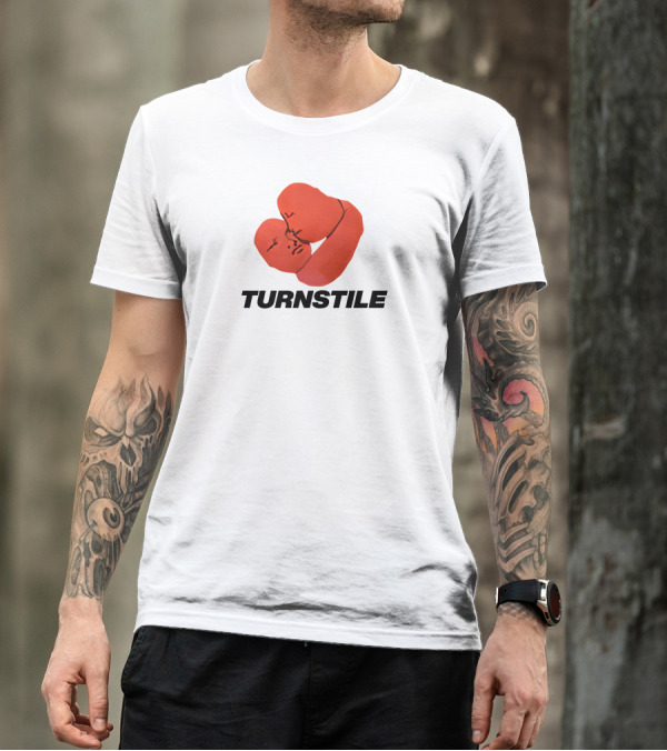 Turnstile Embrace Orange Faces T-Shirt