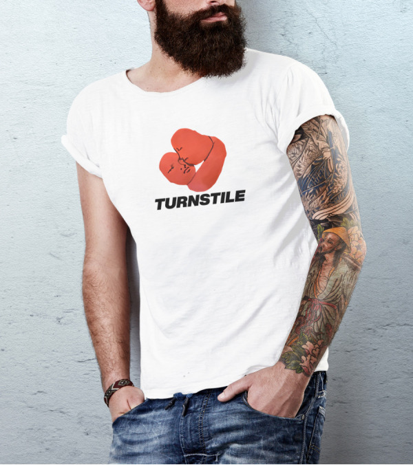 Turnstile Embrace Orange Faces T-Shirt