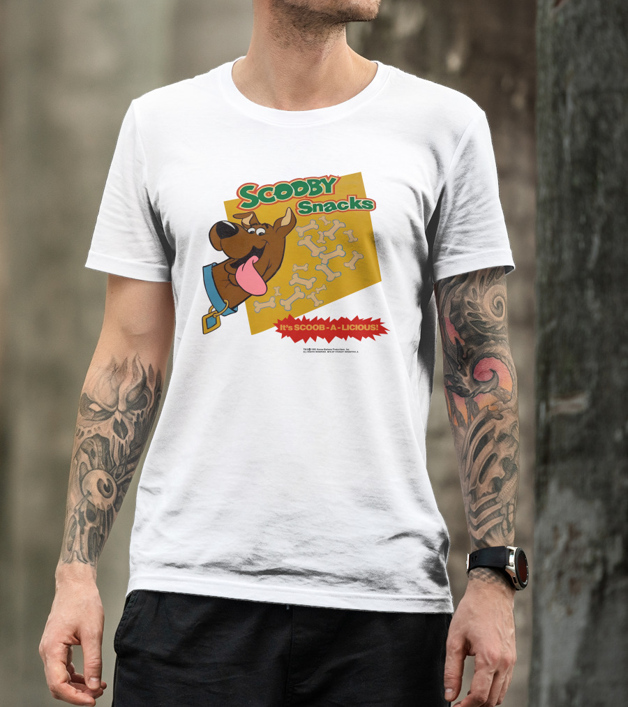 Scooby Snacks It's Scoob-A-Licious With Scooby-Doo And Bones T-Shirt