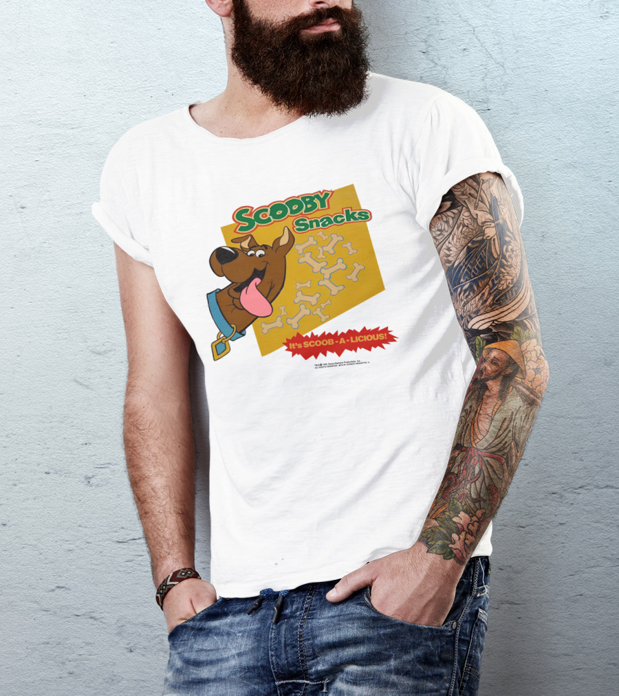 Scooby Snacks It's Scoob-A-Licious With Scooby-Doo And Bones T-Shirt