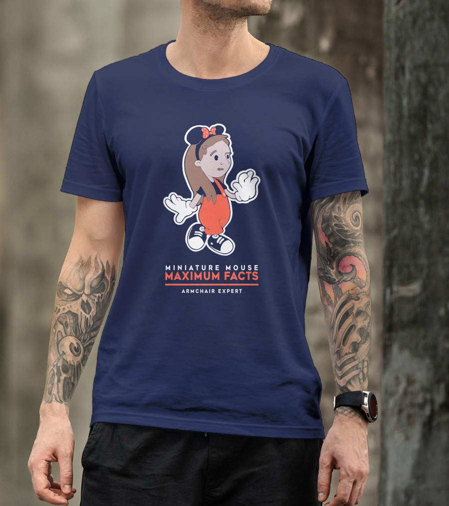 Miniature Mouse Maximum Facts Armchair Expert Disney Crossover T-Shirt