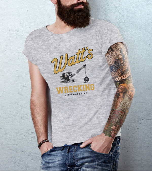 Watt's Wrecking 90 Steel City Pittsburgh PA T-Shirt