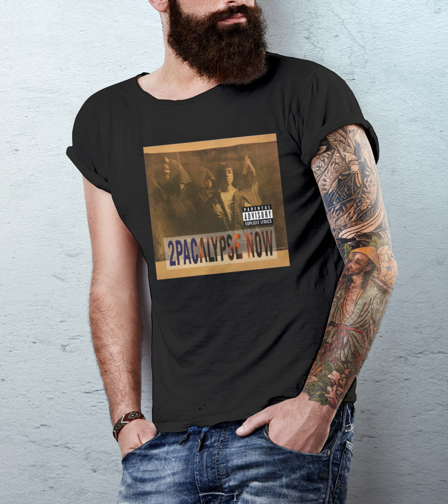 Eminem Parental Advisory Explicit Lyrics 2Pacalypse Now T-Shirt