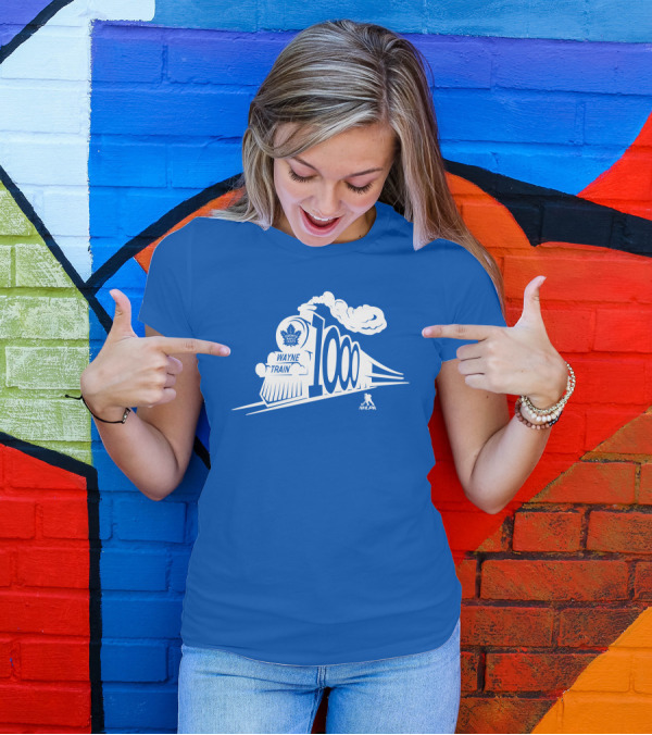 Maple Leafs Wayne Train 1000 NHLPA T-Shirt
