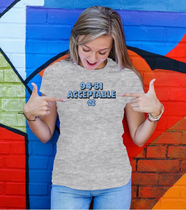 94-81 Acceptable UNC Victory T-Shirt