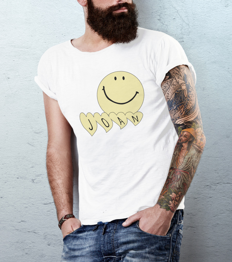 Happyhead Smiley Face Joan Love Hearts T-Shirt