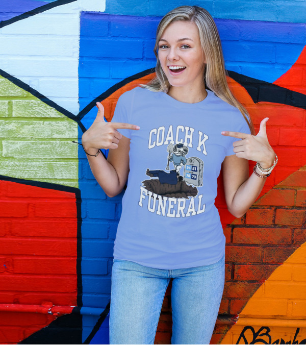 Coach K Funeral Blue Devil Victory 94-81 78-73 T-Shirt