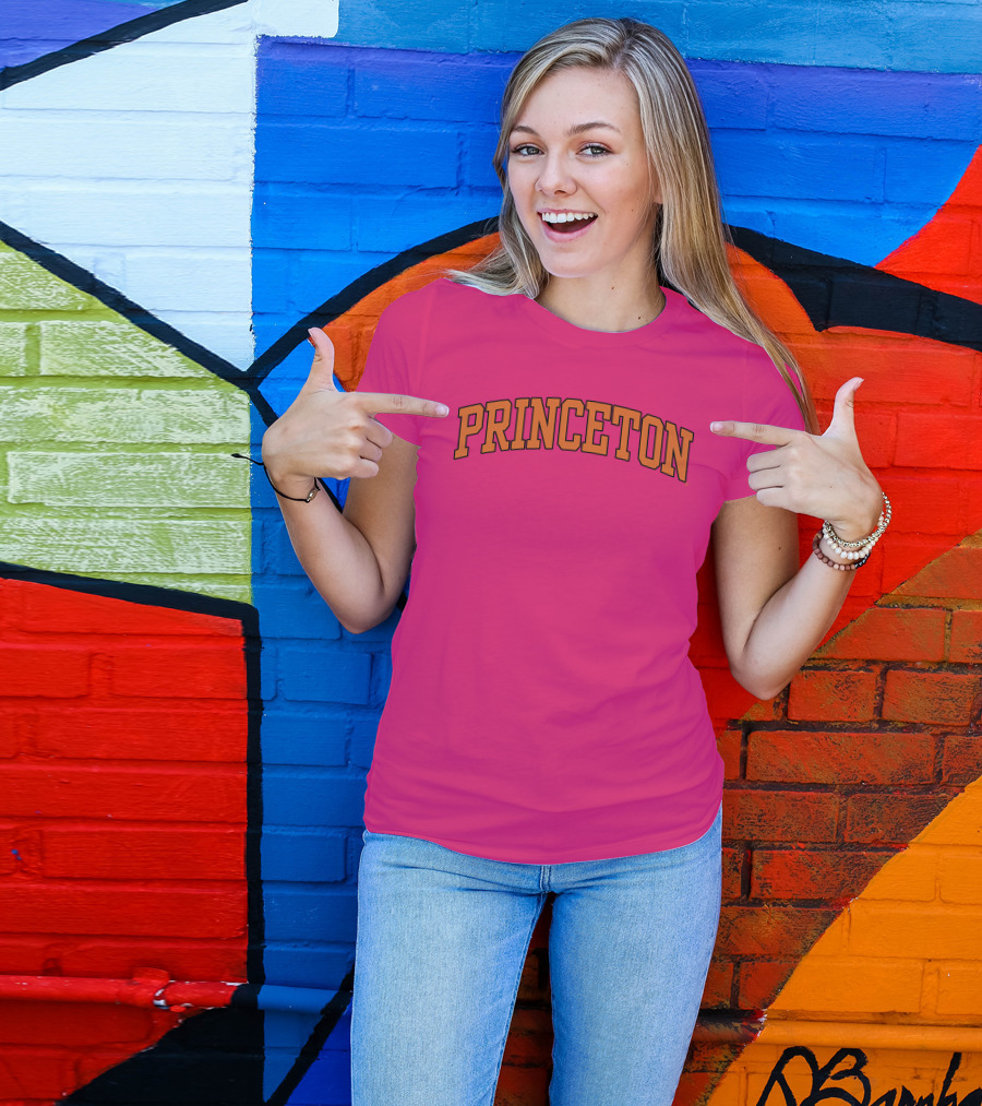 Princeton Vivian Viv Turner Classic Pink Arch T-Shirt