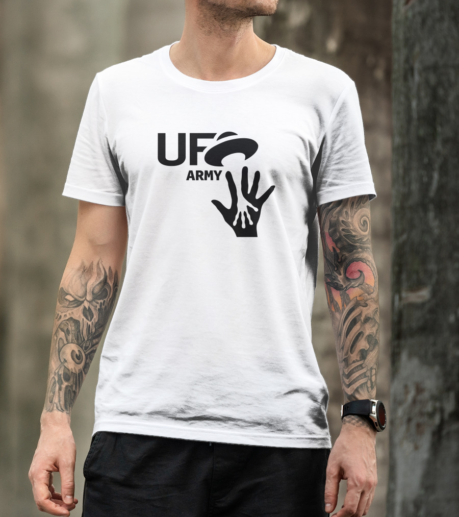 Ufo Army We Honking We Bonking Alien Hands T-Shirt
