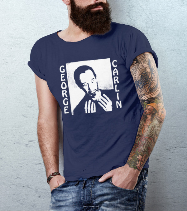 Wyco Vintage Shop Channing Tatum George Carlin It Only Hurts When I Think T-Shirt