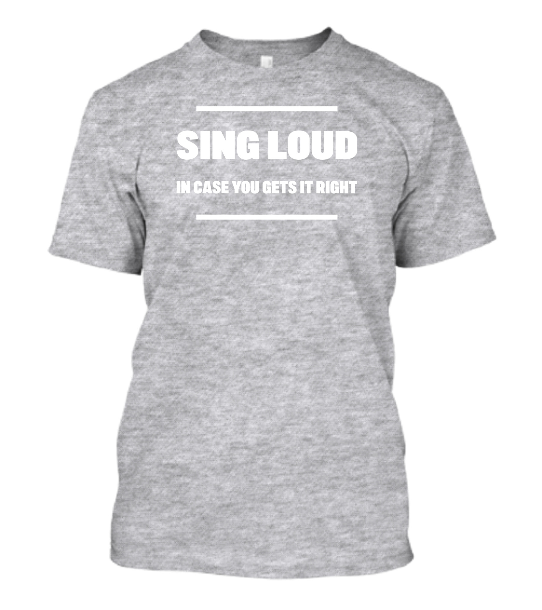 Confederation Centre Of The Arts Sing Loud In Case You Gets It Right T-Shirt