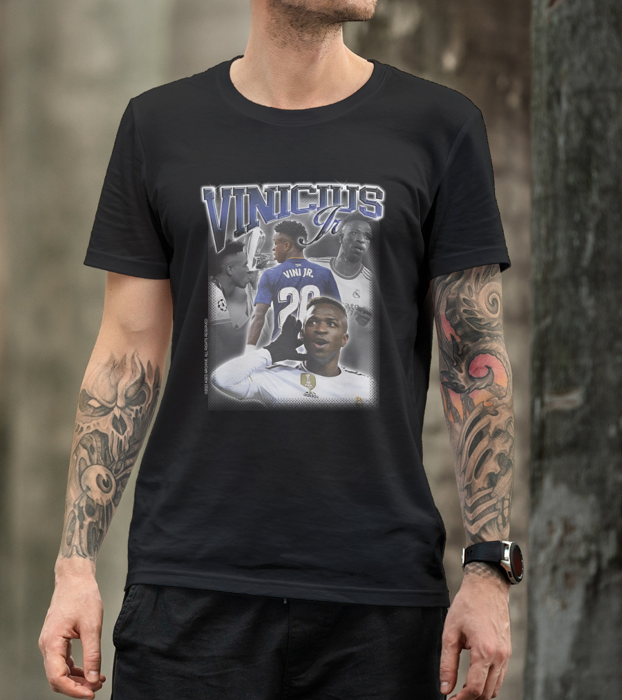 Agedarchive Merch Vinícius Jr Camiseta Real Madrid Football Neymar T-Shirt