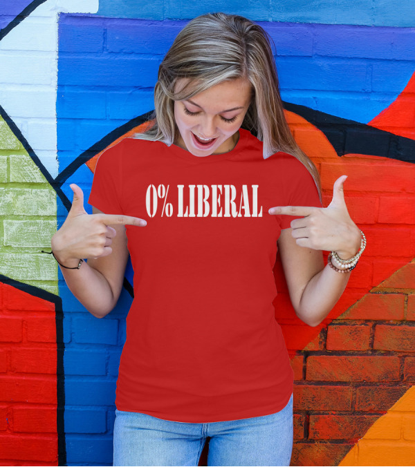 Real Bryson Gray 0% Liberal T-Shirt