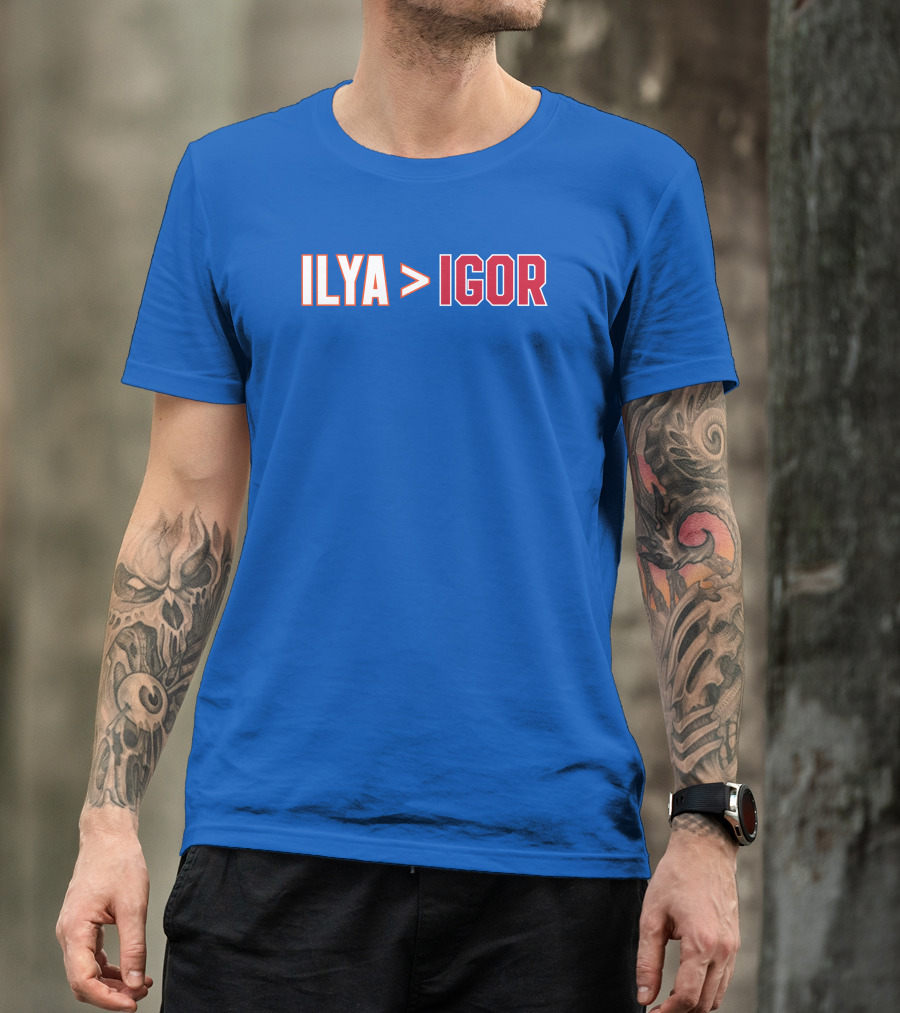ILYA Greater Than IGOR Bold Rivalry T-Shirt