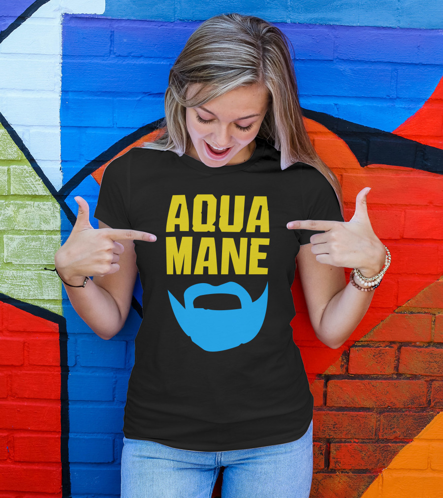 Memphis Grizzlies Aqua Mane Beard T-Shirt