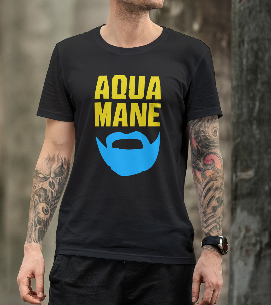 Memphis Grizzlies Aqua Mane Beard T-Shirt
