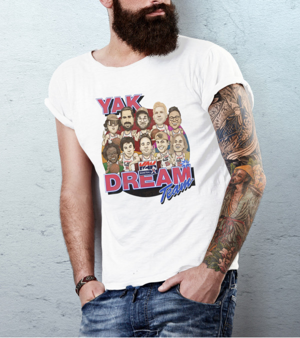 Yak Dream Team Basketball Van Fan T-Shirt