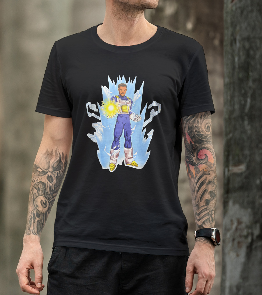 Daniel Gafford Dragon Ball Z Saiyan Warrior Energy Burst T-Shirt