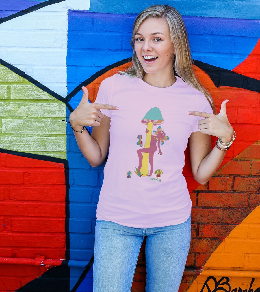 Pleasing Shroom Bloom Fairy With Mushrooms T-Shirt