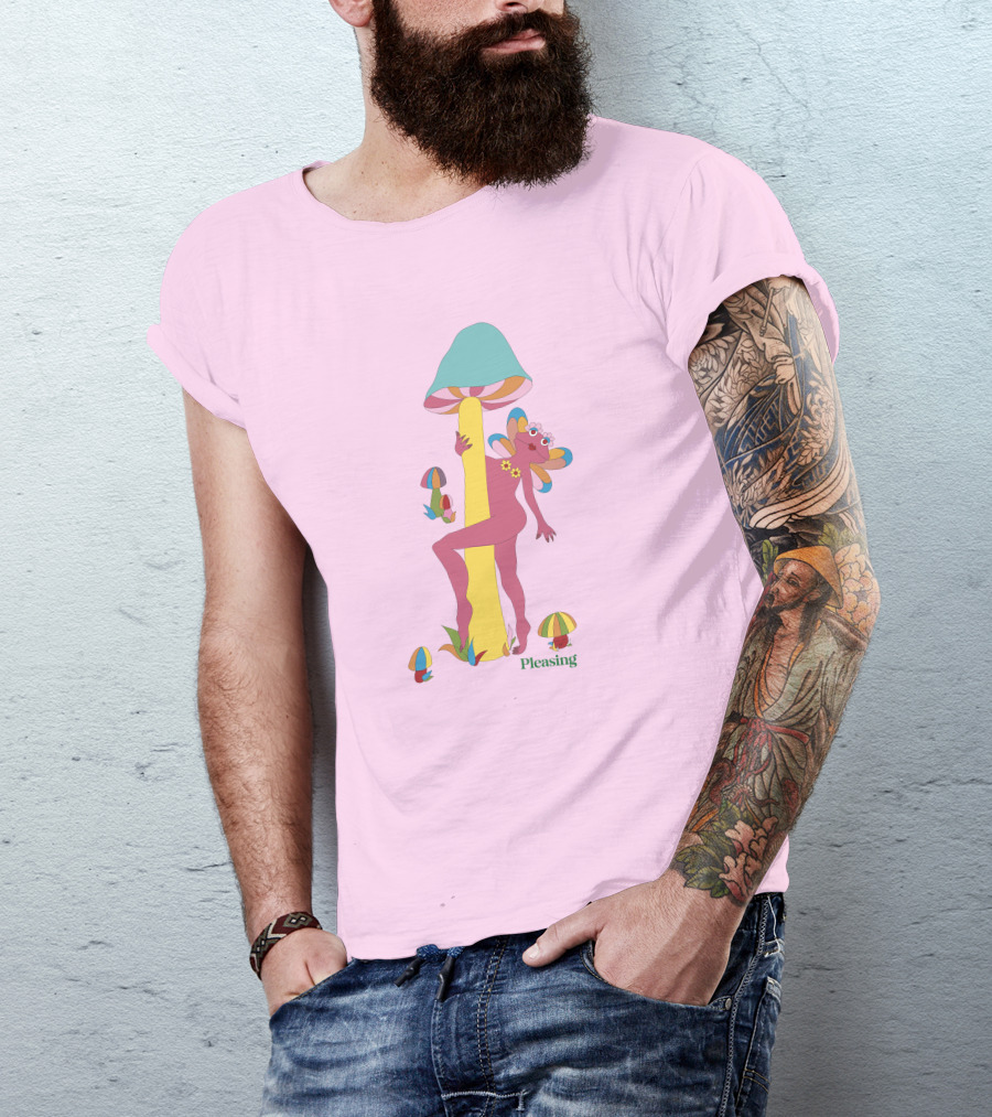 Pleasing Shroom Bloom Fairy With Mushrooms T-Shirt