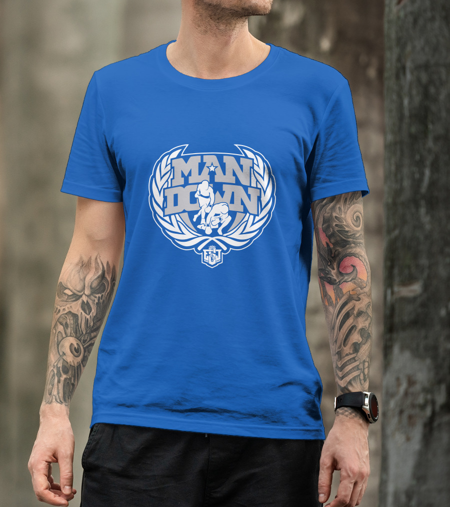 Man Down Team Spence Boxing Laurel Crest T-Shirt