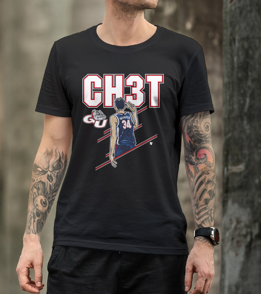 CH3T Gonzaga Holmgren 34 GU Bulldogs T-Shirt