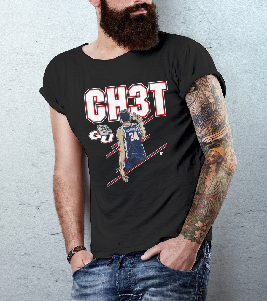 CH3T Gonzaga Holmgren 34 GU Bulldogs T-Shirt