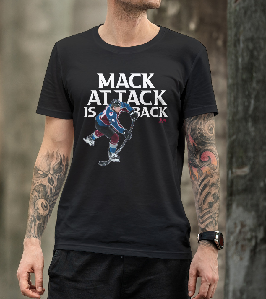 Mack Attack Is Back Nathan MacKinnon Hockey 29 T-Shirt