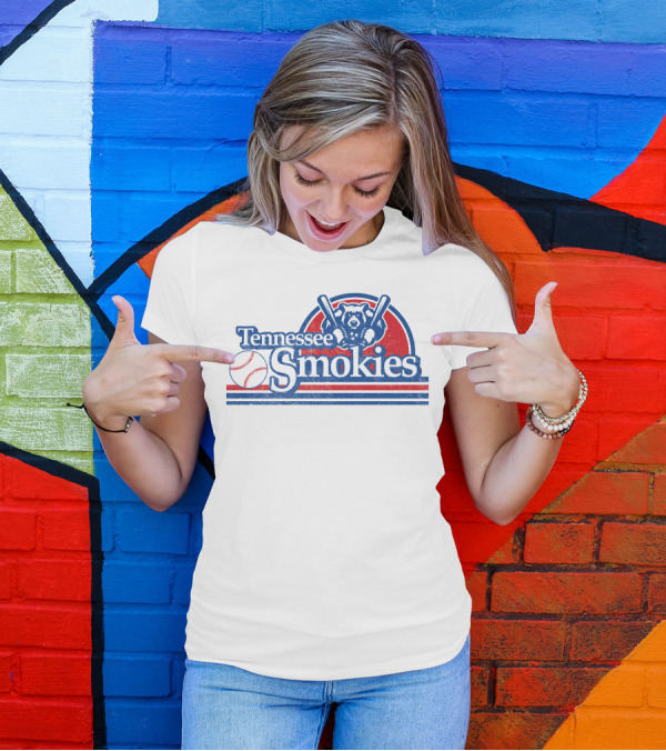 Tennessee Smokies Bear Baseball Retro T-Shirt
