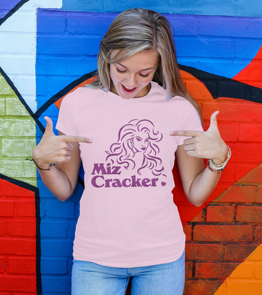Miz Cracker Drag Queen Graphic Typography T-Shirt