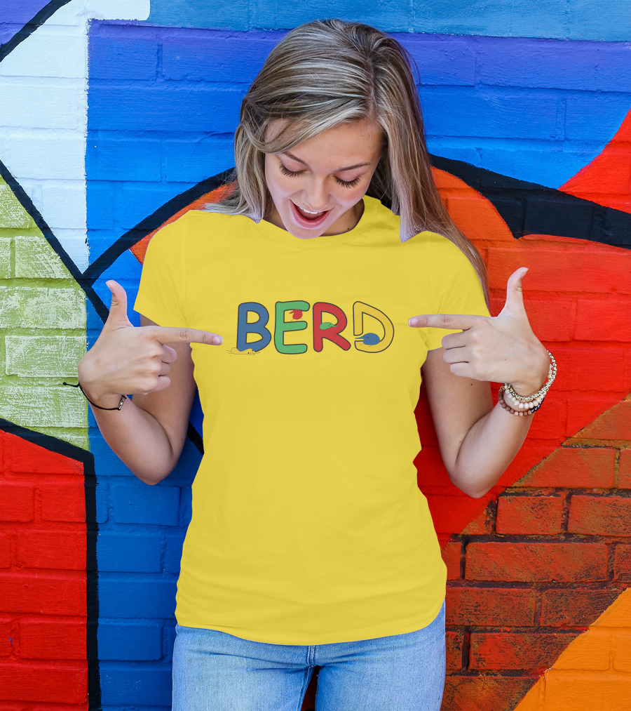 BERD Colorful Text With Mice Accents T-Shirt