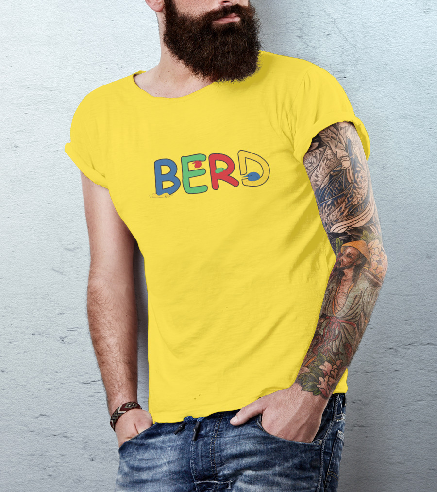 BERD Colorful Text With Mice Accents T-Shirt