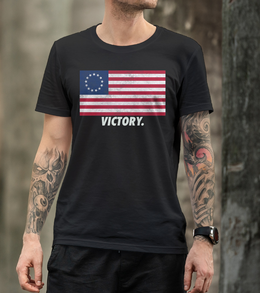 Betsy Ross Flag Victory T-Shirt