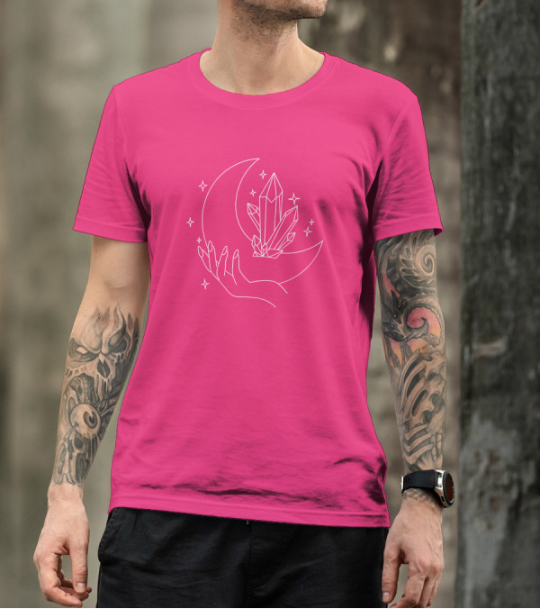 Eleanor Neale Moon Crystal Hand Stars Merch T-Shirt