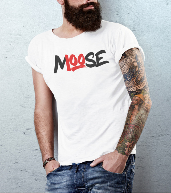 Moosecraft Merch Moose Red T-Shirt