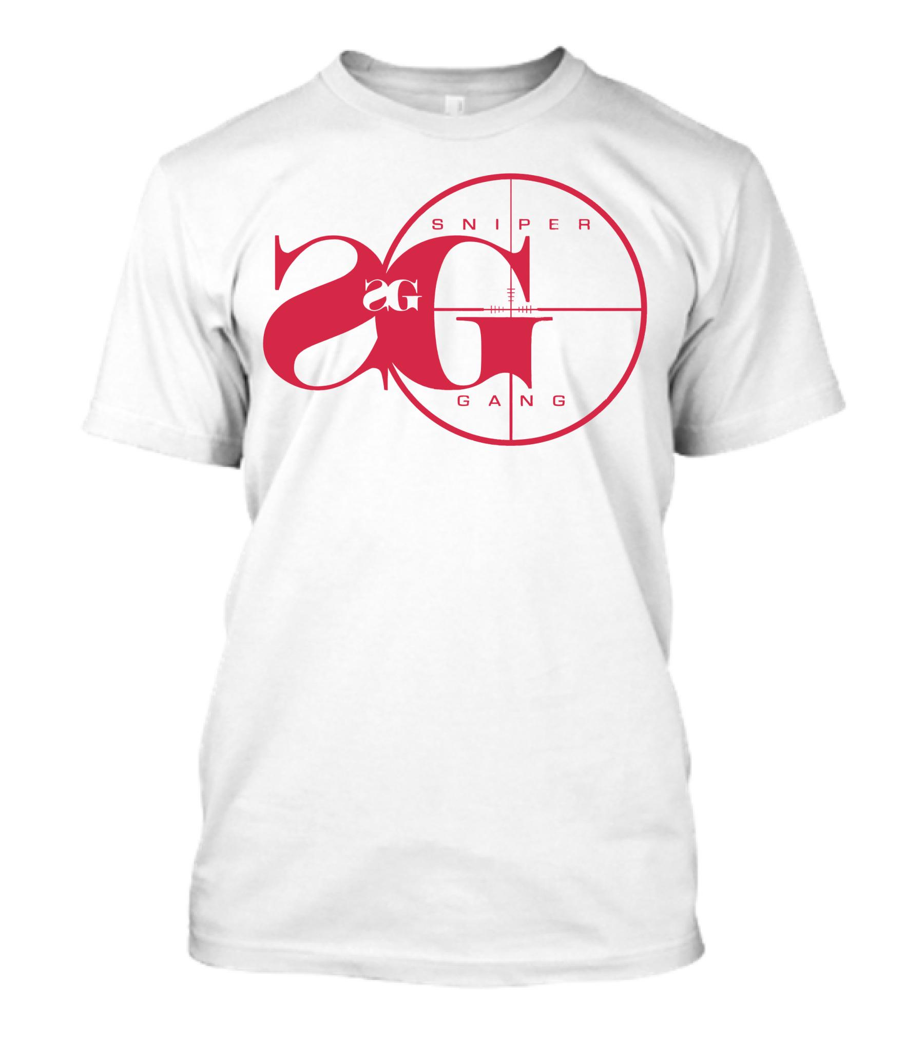 Sniper Gang SG Logo With Crosshair T-Shirt