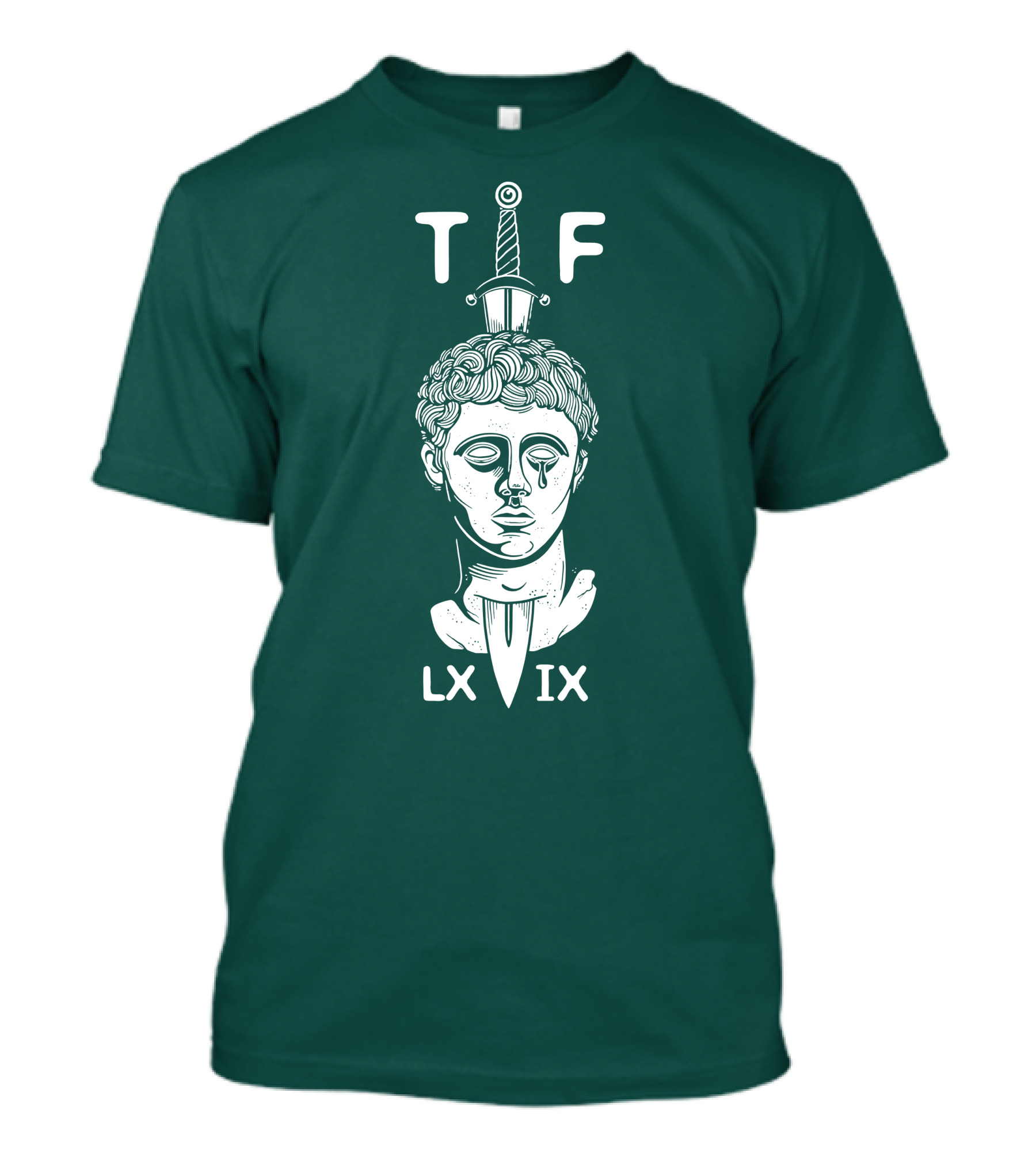 Task Force 69 Roman Statue Sword LX IX T-Shirt