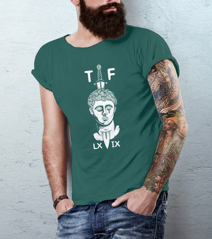 Task Force 69 Roman Statue Sword LX IX T-Shirt