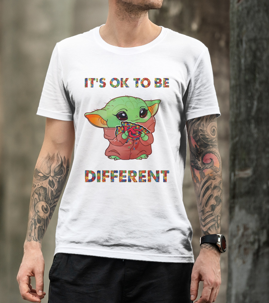 Its Ok To Be Different Kansas City Chiefs T-Shirt